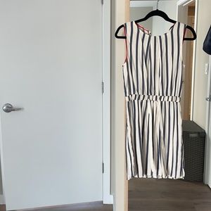 Zara Nautical Stripe Tie Dress